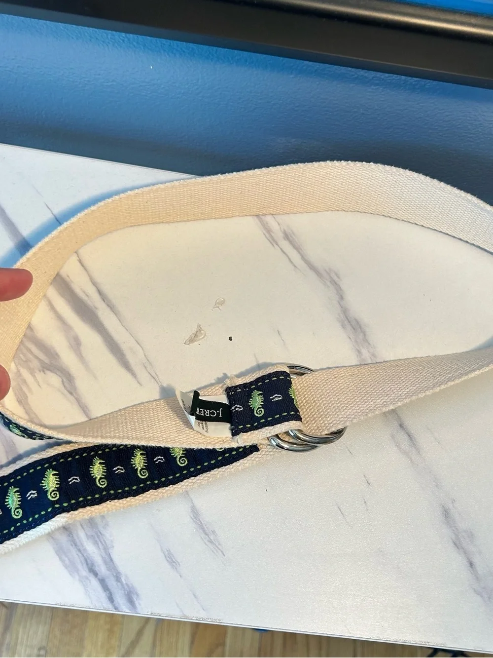 J.Crew sea horse ribbon belt - Picture 3 of 7